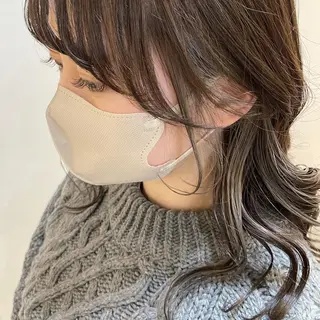 ミディアム BEAUTECONCIER柏所属・トレンドパーマ 加藤菜月のヘアスタイル