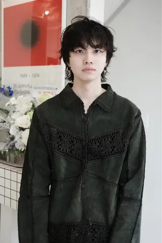 ミディアム メンズ ボブ/レイヤー /河内温太のヘアスタイル