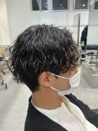 ショート パーマ メンズ メンズスタイル特化 /fifthりっくんのヘアスタイル