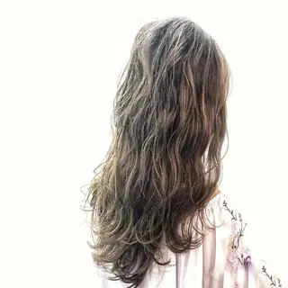 セミロング カラー パーマ エリア人気No.1 美容室Ash西船橋のヘアスタイル