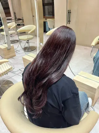 ロング カラー HIMENO KIYOTOのヘアスタイル