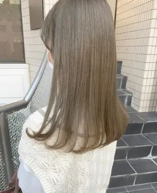 セミロング カラー GOODDAY ヘアサロンのヘアスタイル