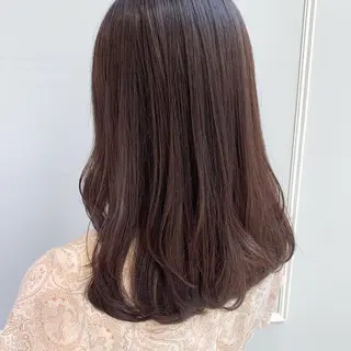 セミロング 髪質改善/縮毛矯正 🎀小林 唯 🎀のヘアスタイル