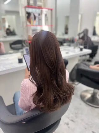 ロング カラー 🤍レイヤー/顔周り 暖色hirari🤍のヘアスタイル