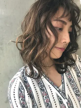セミロング akari ♡のヘアスタイル