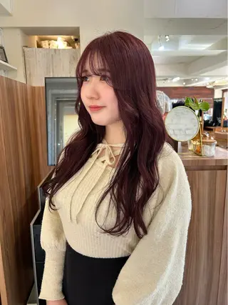 セミロング カラー 🎀asumi/艶 カラー/髪質改善🎀のヘアスタイル