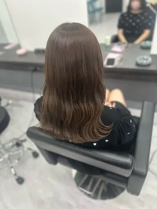 セミロング Mi9non /山口 梨里花のヘアスタイル