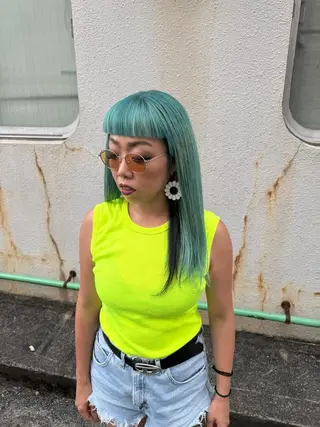 ミディアム カラー PATH-hair. storeのヘアスタイル