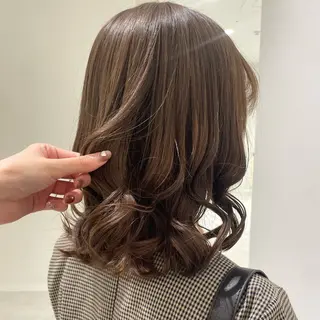 ミディアム 🧁艶カラー /アレンジ🎀くるみのヘアスタイル