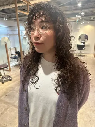 ロング パーマ指名No. 1 磯飛⭐️慎之介のヘアスタイル