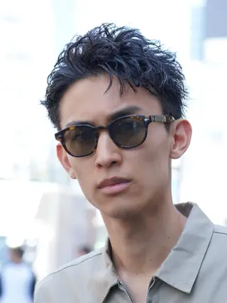 ショート パーマ メンズ fifth天神メンズ パーマ職人/山口皓大のヘアスタイル