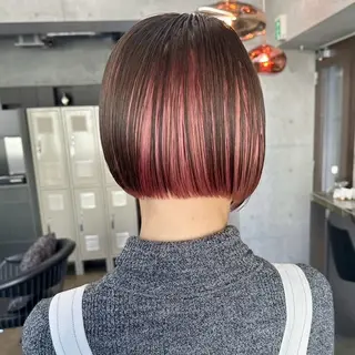 ショート カラー ハイトーンカラー/ さらさのヘアスタイル