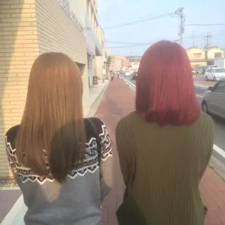 セミロング カラー ere hair salonのヘアスタイル