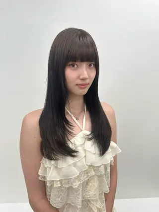 ロング カラー jjeno所属・aisa 札幌カラーモデル🎀のヘアスタイル