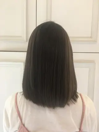 ミディアム 田中 未澪のヘアスタイル