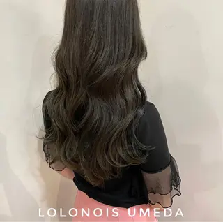 ロング カラー Lolonois梅田 /Okazaki:)のヘアスタイル