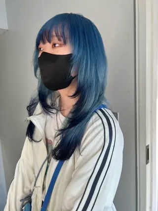 ミディアム 💥ウルフカット デザインあんな💥のヘアスタイル