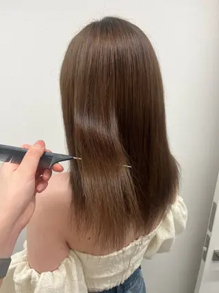 カラー ユイ☆ハイトーン ☆ブリーチデザインのヘアスタイル