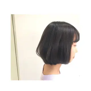 ミディアム カラー 30代からの大人 ショートのヘアスタイル