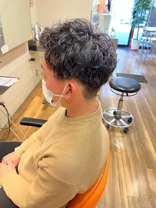 ショート パーマ メンズ okuda yuukiのヘアスタイル