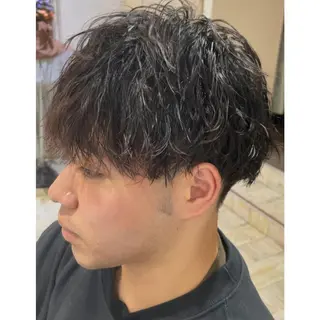 ショート パーマ メンズ 【垢抜け大人髪】 TIARA西山のヘアスタイル