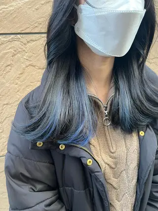 ミディアム カラー HAREKE Loopidea所属・鈴木結花/立川美容師 /韓国スタイルのヘアスタイル