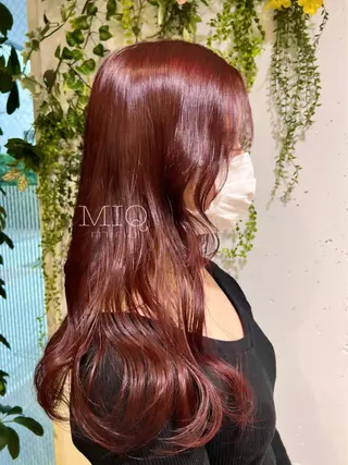 ロング カラー 韓・中華美女ヘア 🇰🇷×🇨🇳のヘアスタイル