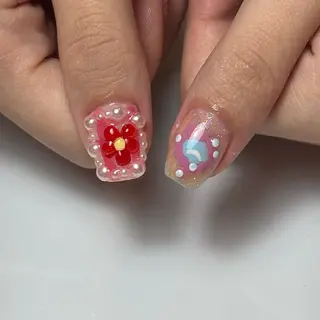ネイル 森ノ宮ネイル🌈☁️ seri🌞のネイルデザイン