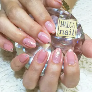 セミロング ヘアアレンジ パーマ ネイル キッズ マツエク・マツパ MALCAnail(マルカネイル)所属・荒木 莉奈のネイルデザイン