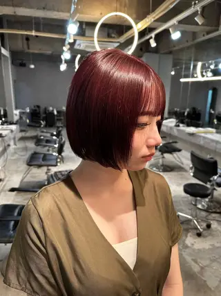ミディアム カラー MEIKA hair＆beauty所属・ハナオカ ユウキ /ナチュラルhairのヘアスタイル