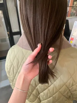 ミディアム レイヤー/ベージュ mikuのヘアスタイル