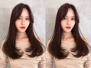 ロング 韓国レイヤー/ボブ 髪質改善/TAKAのヘアスタイル