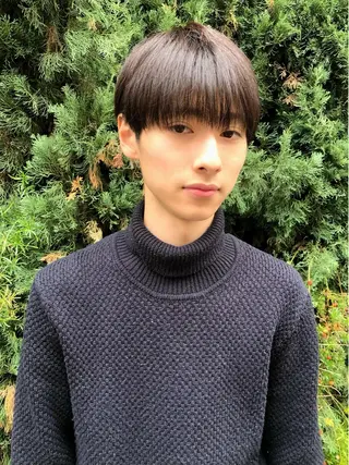 ショート メンズ🍃ナチュラル 韓国風ヘアRENのヘアスタイル