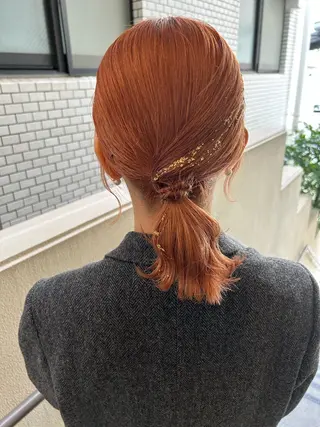 ミディアム ヘアアレンジ 飯塚 沙衣のヘアスタイル