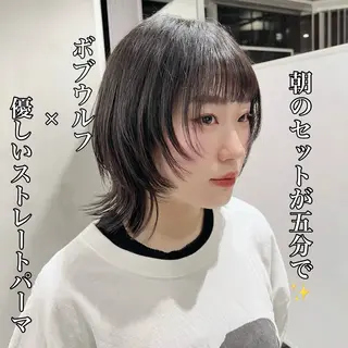 ショート 🐺立川のウルフ屋 さん🐺おかみ🐺のヘアスタイル