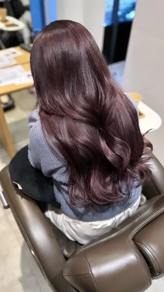 ロング カラー 髪質改善 支持率 Ｎｏ.1いぶきのヘアスタイル