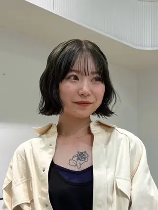 ミディアム カラー ヘアアレンジ 🦠カラーリスト/ 魚瀬あおい🦠のヘアスタイル