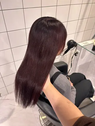 ロング 表参道♡暗髪^ྀི 艶カラー♡アユミのヘアスタイル
