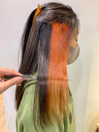 カラー 縮毛矯正/髪質改善 /韓国風　山川春輝のヘアスタイル