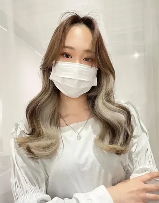 ロング カラー 韓国/レイヤー NOISM天王寺のヘアスタイル