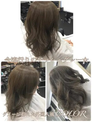 カラー 🦖店長🦖pino #しのだスペシャルのヘアスタイル