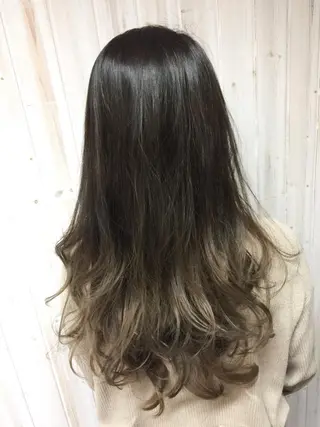 ロング カラー 吉祥寺aivee 若手注目スタッフのヘアスタイル