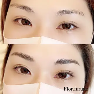 マツエク・マツパ アイブロウ Flor上大岡 *フルノ リナ*のマツエク・マツパデザイン