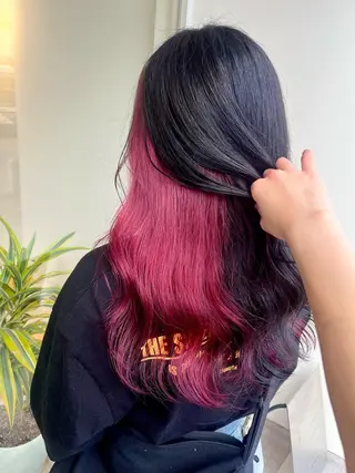 カラー 村松 萌のヘアスタイル