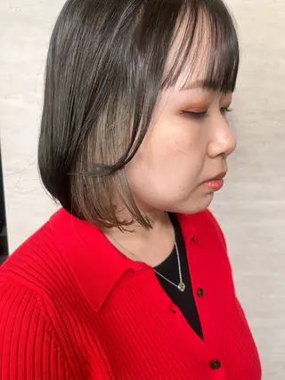 ミディアム カラー 駅チカ【ali'i】 アリイ花崎友美☘のヘアスタイル