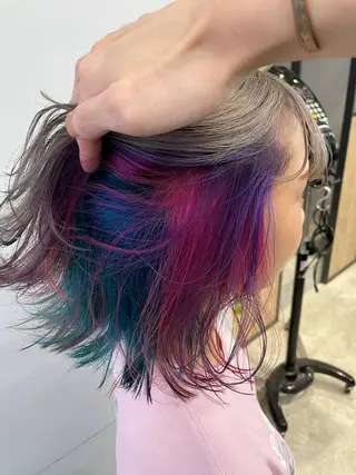 ミディアム SAEKI【ior 】北千住店ブリーチのヘアスタイル