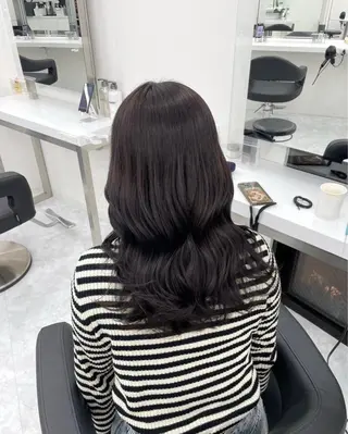 セミロング うる艶カラー🍓 モデル募集🍓海音のヘアスタイル