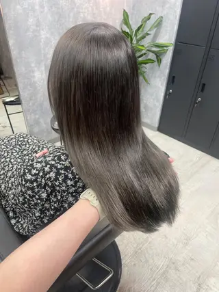 セミロング カラー 宮城 ほのかのヘアスタイル