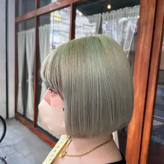 ショート カラー おくだ　りお /ハイトーンカラーのヘアスタイル