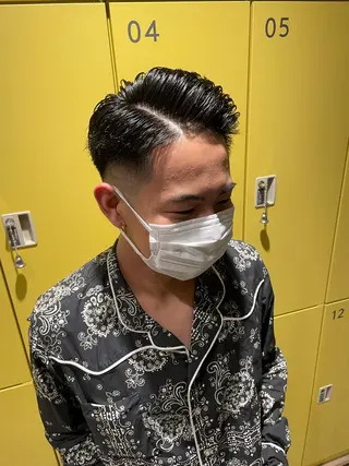 メンズ Le'a所属・渋谷/フェード/ 國分 翔のヘアスタイル